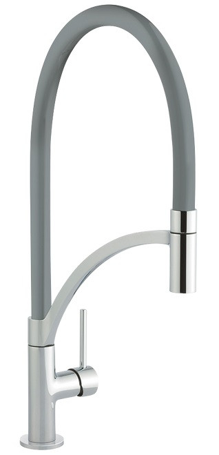 Austen & Co. Madrid Chrome with Gunmetal Grey Pull Out Hose Kitchen Mixer Tap Austen & Co. Madrid Chrome with Gunmetal Grey Pull Out Hose Kitchen Mixer Tap
