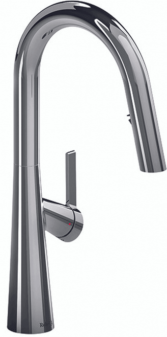 Riobel Ludik Mixer with Pull Down Spray Chrome Kitchen Tap Riobel Ludik Mixer with Pull Down Spray Chrome Kitchen Tap