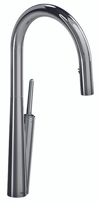 Riobel Solstice Mixer with Pull Down Spray Chrome Kitchen Tap Riobel Solstice Mixer with Pull Down Spray Chrome Kitchen Tap