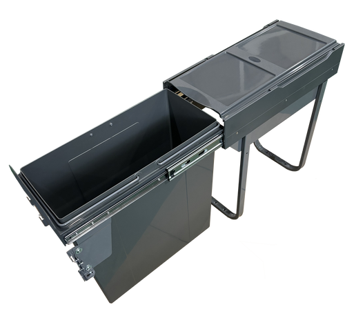 Austen & Co. 34L Pull Out Cupboard Kitchen Bin - 1 Compartment