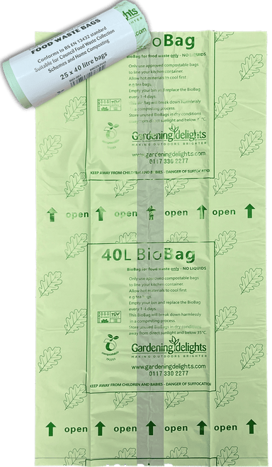 40 Litre Biodegradable & Compostable Liners