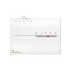 Robertshaw 9204H 2 Wire 24V Horz, White 1 Heat