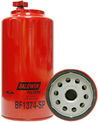 Baldwin BF1374-SP Fuel/Water Separator Spin-on with Drain and Sensor Port