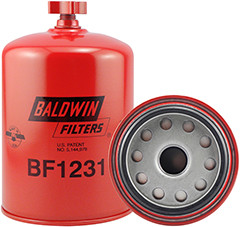 Baldwin BF1231 Fuel/Water Separator Spin-on with Drain