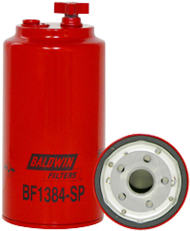 Baldwin BF1384-SP Fuel/Water Separator Spin-on with Drain and Sensor Port