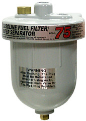 Baldwin 75-W30 Gasoline or Diesel Fuel Filter/Water Separator ( 30 Micron)