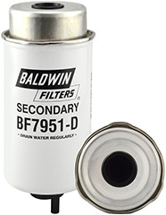 Baldwin BF7951-D Secondary Fuel/Water Separator Element with Removable Drain