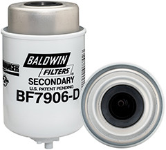 Baldwin BF7906-D Secondary Fuel/Water Separator Element with Drain
