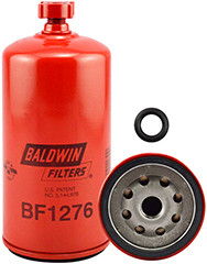 Baldwin BF1276 Fuel/Water Separator Spin-on with Drain