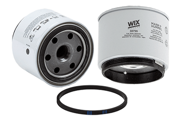 WIX 33755 Spin On Fuel Water Separator w/ Open End Bottom
