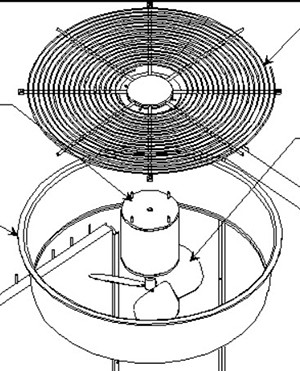 Amana/Goodman 0152G00002S FAN GRILLE GUARD