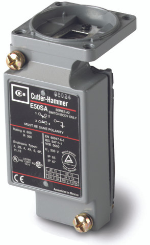 Cutler Hammer-Eaton E50SA SINGLE POLE 1NO 1NC W/O LIGHT