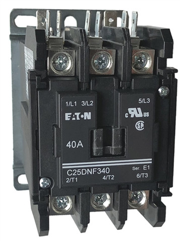 Cutler Hammer-Eaton C25DNF340C 3 POLE 40amp 480V Contactor