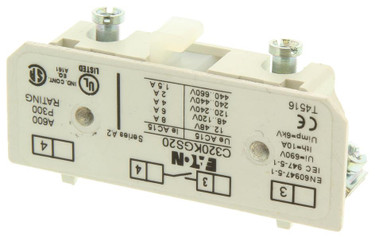 Cutler Hammer-Eaton C320KGS20 1 N/O Aux. For Contactor