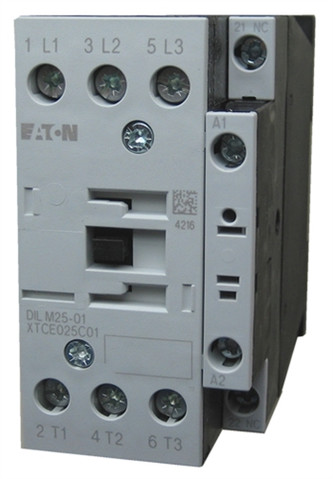 Cutler Hammer-Eaton XTCE025C01A Contactor,120V Coil w/NC AuxSw
