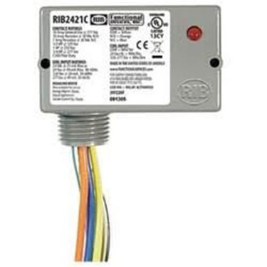 Functional Devices RIBD2421C 24VAC/DC;120-277V 10A SPDT Rly
