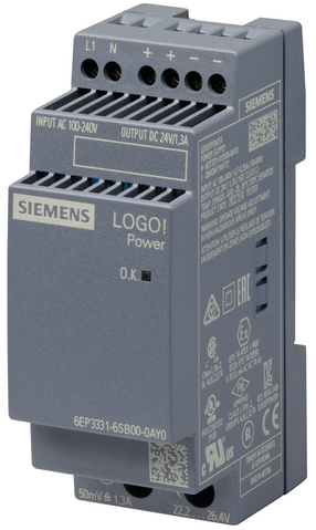 Siemens Industrial Controls 6EP3331-6SB00-0AY0 POWER SUPPLY 115/230V TO 24VDC