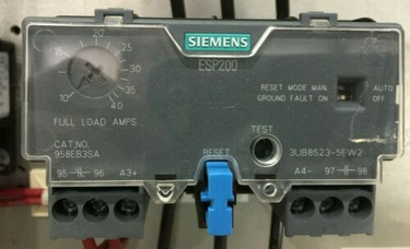 Siemens Industrial Controls 3UB8523-5EW2 10-40amp 3ph OVERLOAD RELAY