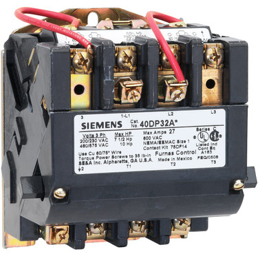 Siemens Industrial Controls 40DP32AA 3pole 3ph 120/240V HD CONTCTR Siemens Industrial Controls 40DP32AA 3pole 3ph 120/240V HD CONTCTR