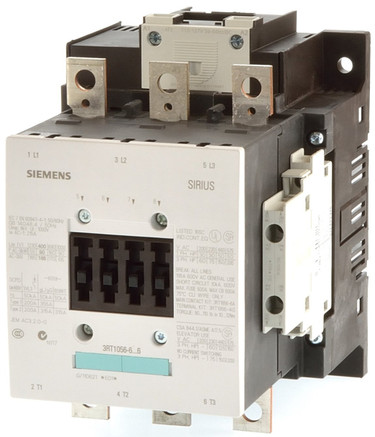 Siemens Industrial Controls 3RT1056-6AF36 185AMP 120V Contactor 3POLE