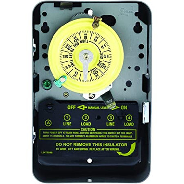 Intermatic T105 125v SPDT NEMA 1 24HR MECH TMR