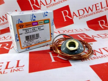 Sporlan Controls 180318 KT-43-SZ Power Element; 5' Cap