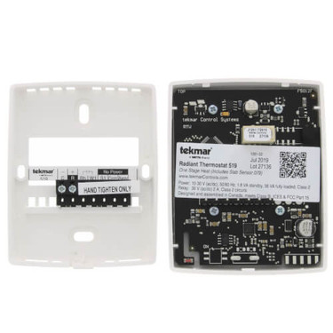Tekmar Controls 519 Radiant Thermostat w/Sensor