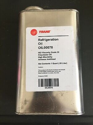 Trane OIL0078 1 QUART POE REFRIG OIL