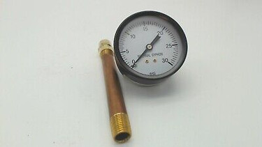 Utica-Dunkirk 550003355 0-30# STEAM GAUGE