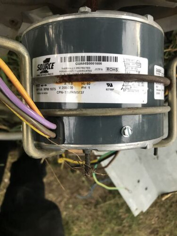 York S1-FHM3727 208/230v1ph 1/6hp 1075rpm Mtr