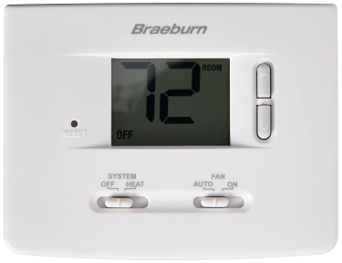 Braeburn Systems 1025NC Non-Programmable Heat Only