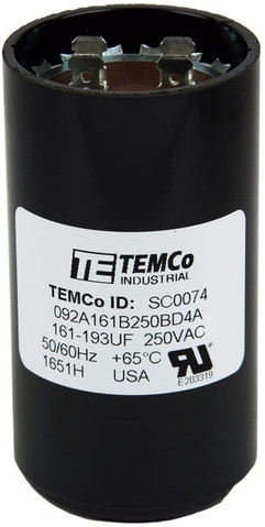 DiversiTech 161-193  161-193mfd 110v Start Cap