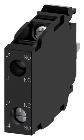 Siemens Industrial Controls 3SU1400-1AA10-1FA0 CONTACT MODULE 1NO+1NC