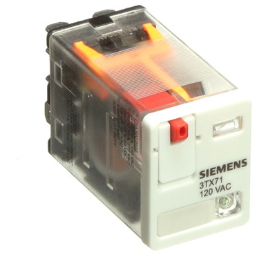 Siemens Industrial Controls 3TX7114-5LF13 120V DPDT 15A Miniature Relay