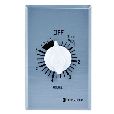Intermatic FF6HH 6Hour SPST SpringWound W/HOLD