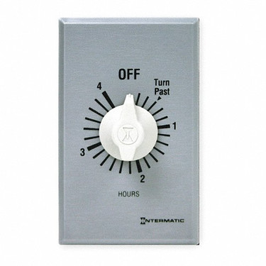 Intermatic FF4H 4HOUR SPST SpringWoundTmrAlum