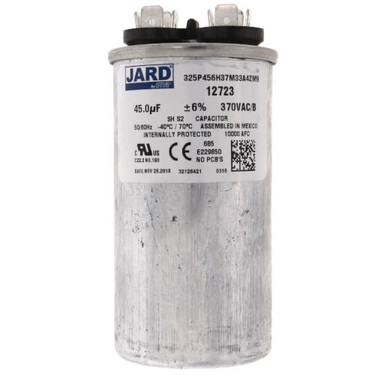 MARS 12723 45MFD 370V Round Run Capacitor