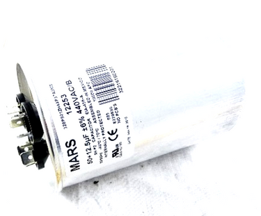 MARS 12253 50/12.5MFD 440V Rnd Run Cap.