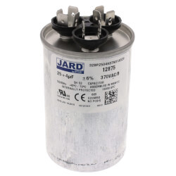 MARS 12875 25/4MFD 370V Rnd Run Capacitor