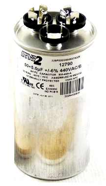 MARS 12790 50/5MFD 440V Rnd Run Capacitor