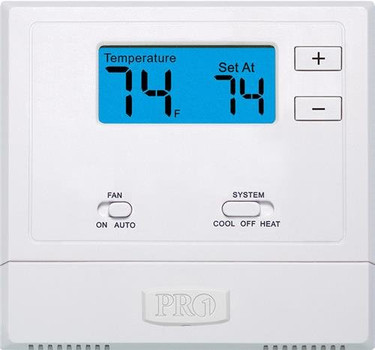 PRO 1 IAQ T601-2 Tstat 1/H-1/C Non-Prog