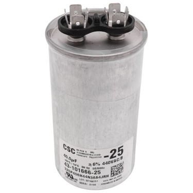 Rheem-Ruud 43-101666-25 40MFD 440V Round Capacitor