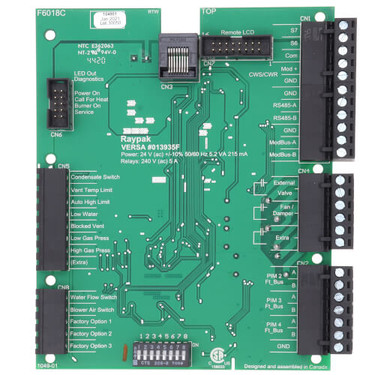 Raypak 013935F PC Board