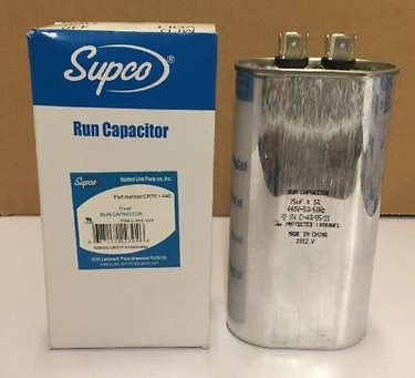 Supco CR75X440 75mfd 440v Oval Run Capacitor