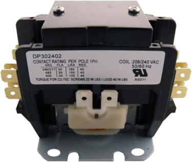 Supco DP302402 CONTACTOR 30A 240V 2 POLE