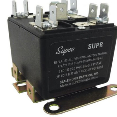 Supco 44656 30A 110-270VAC 1PH POT RELAY