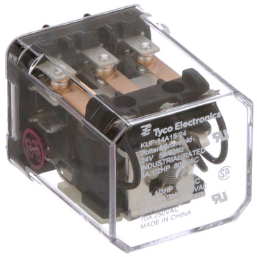 TE Connectivity KUP-14A15-24 24V 3PDT Enclosed Relay