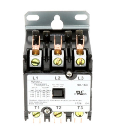 Emerson Climate-White Rodgers 90-163 3 Pole 30amp 24v Contactor