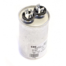 York S1-024-23181-700 25MFD 370V Rnd Run Capacitor