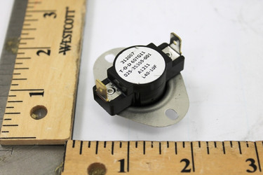 York Controls S1-025-35355-001 SPST Temperature Control; 40Op 30Cl